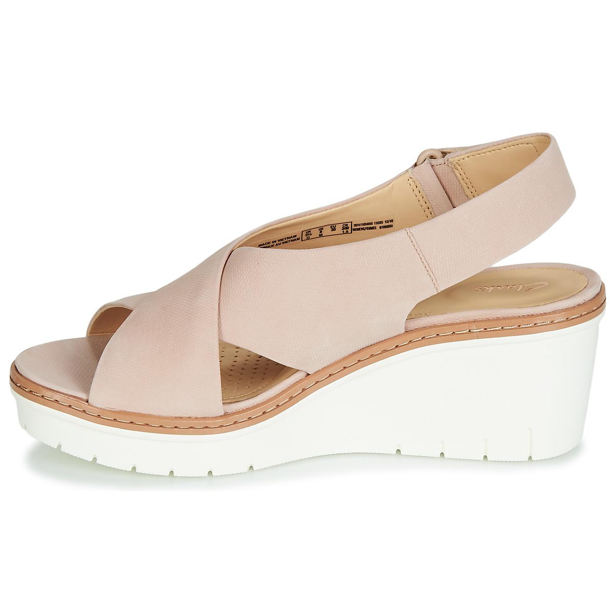 clarks palm candid silver