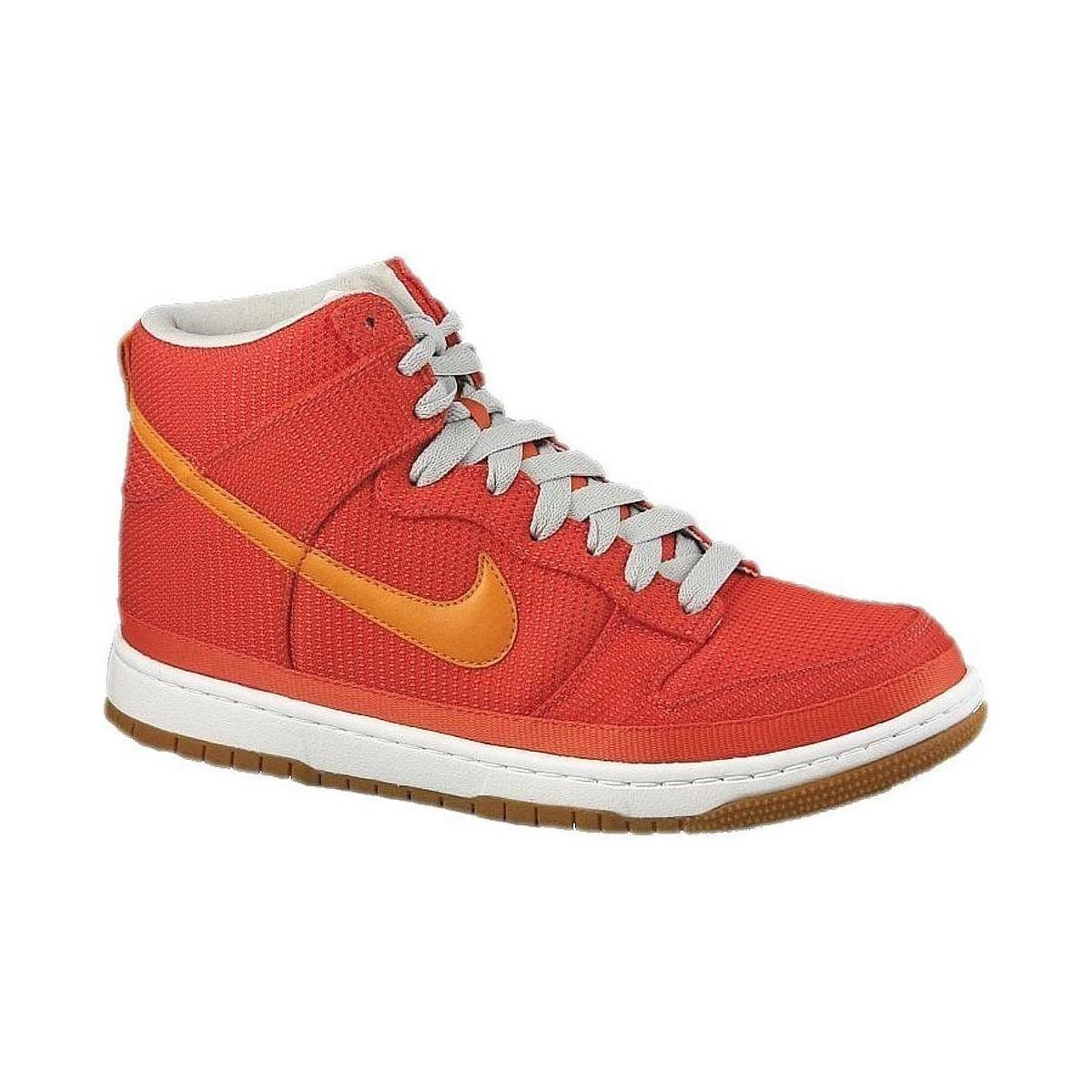 orange nike shoes high tops