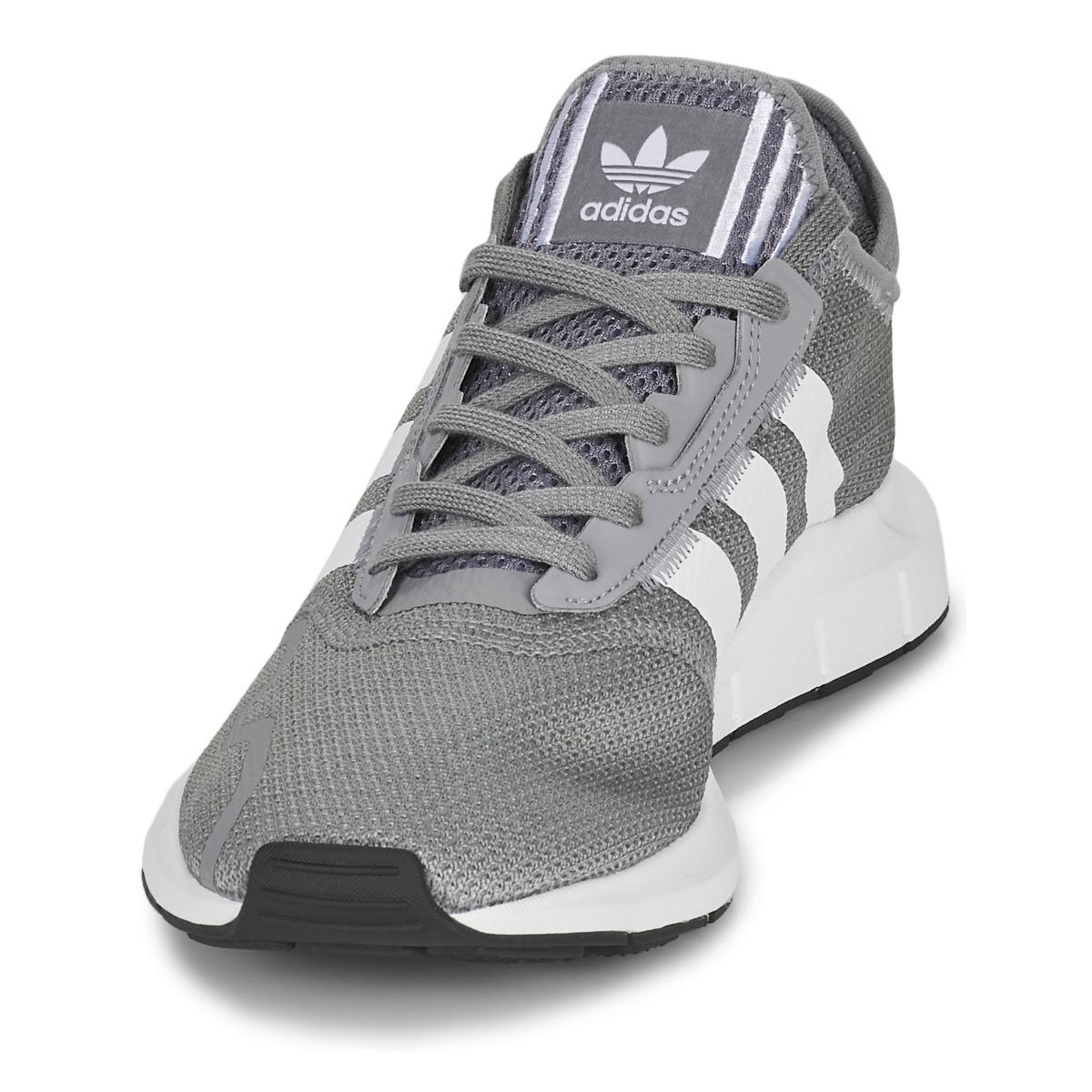 adidas grey swift run x trainers