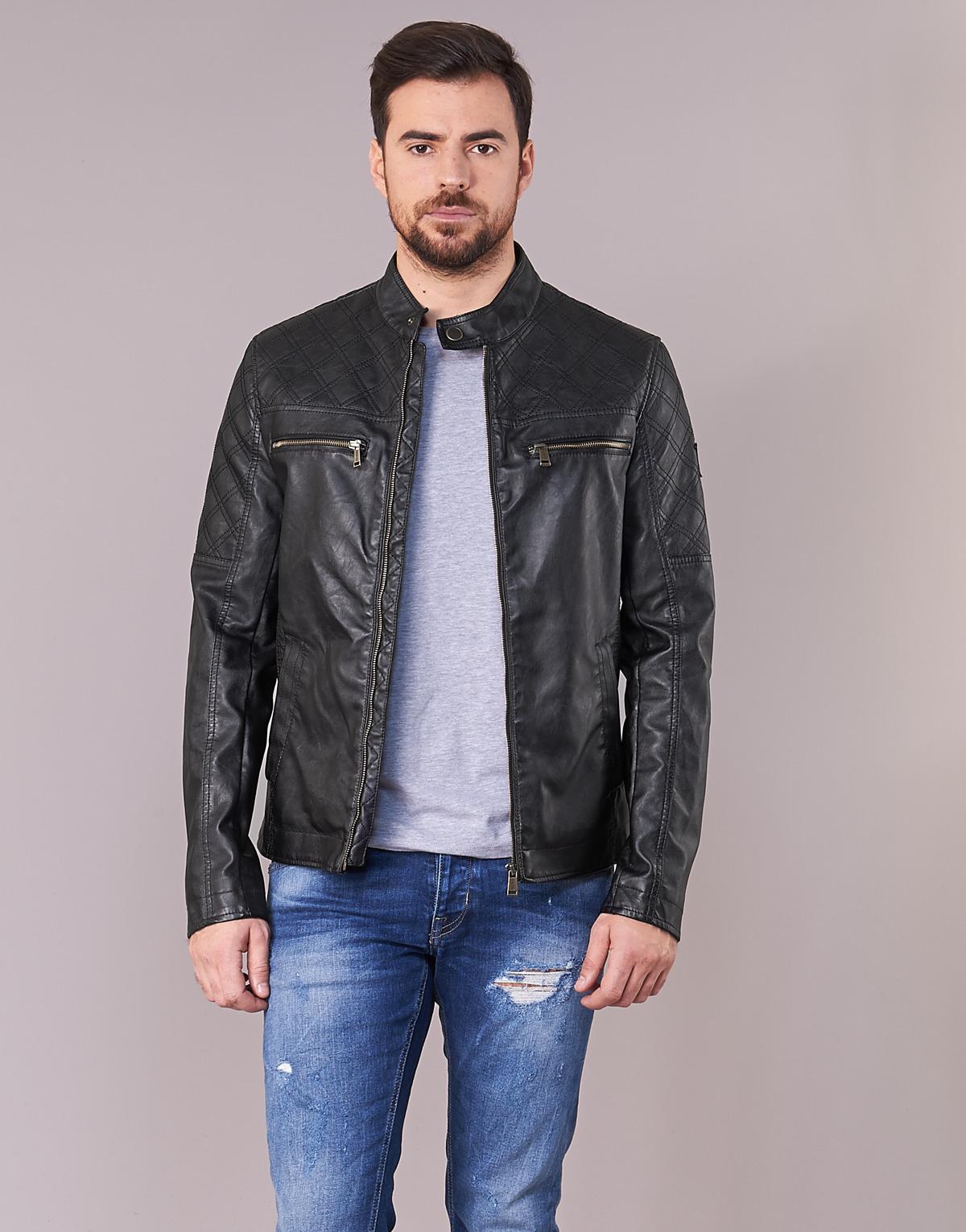 Guess Bristoula Men S Leather Jacket In Black For Lyst Guess Bristoula Men S Leather Jacket In Black For Lyst View Fullscreen