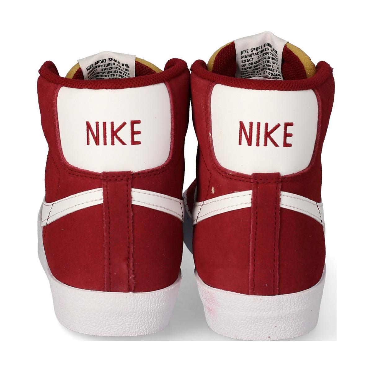 Blazer Mid Suede Bordeaux Homme Chaussures Nike pour homme en coloris Rouge  | Lyst