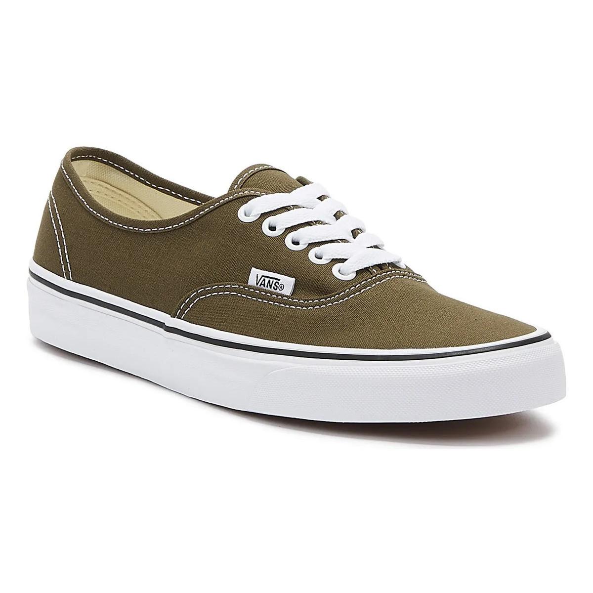 vans blanche et marron