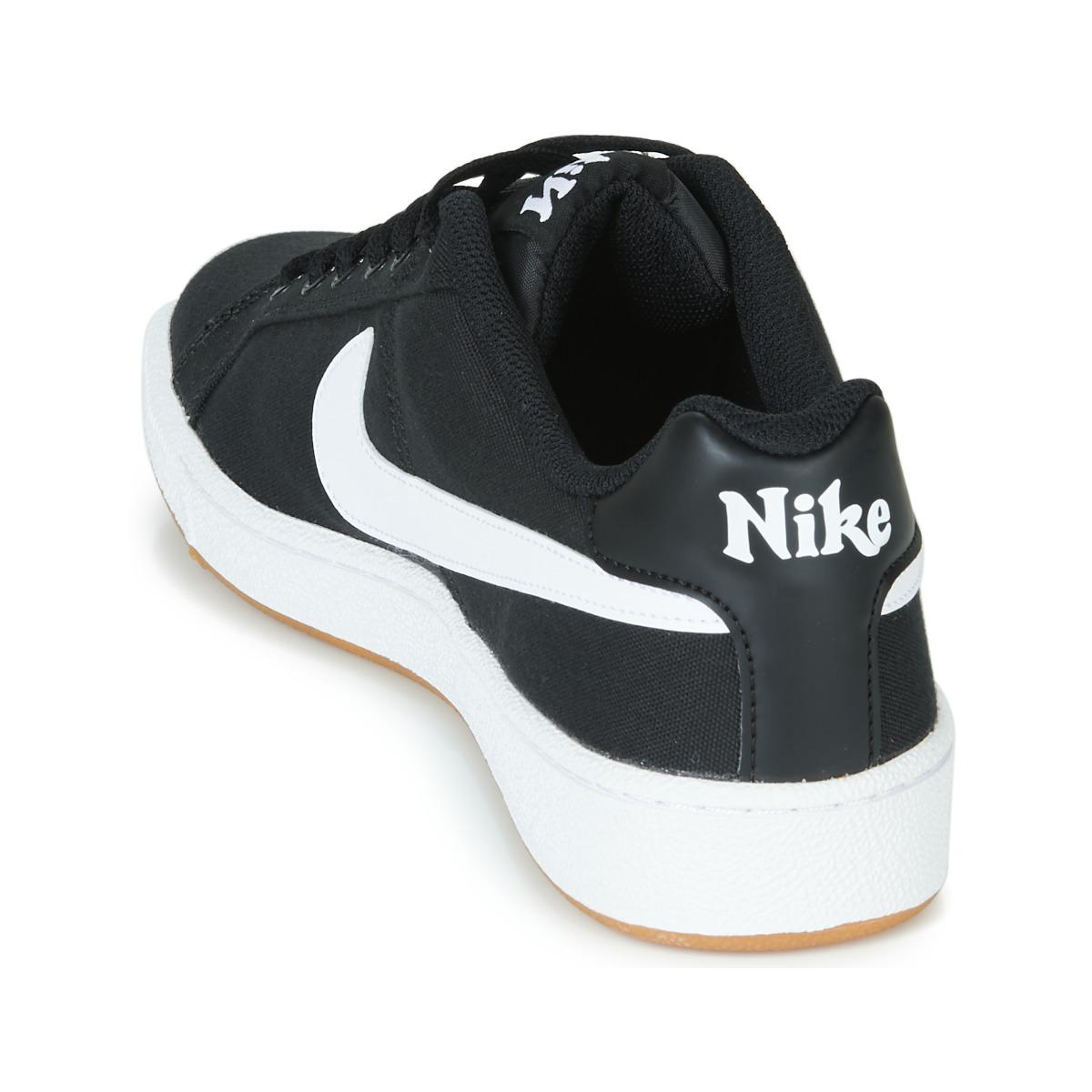 Nike Court Royale Canvas Tennis Shoes in Black for Men - Save 42% | Lyst UK