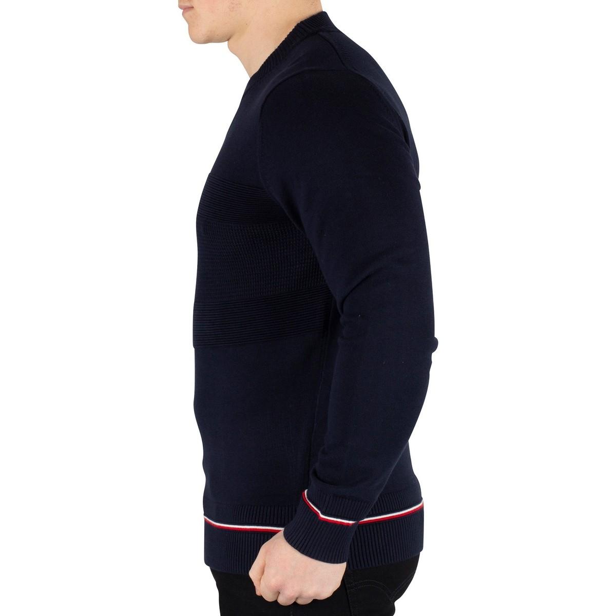 tommy hilfiger flag pipe crew sweatshirt