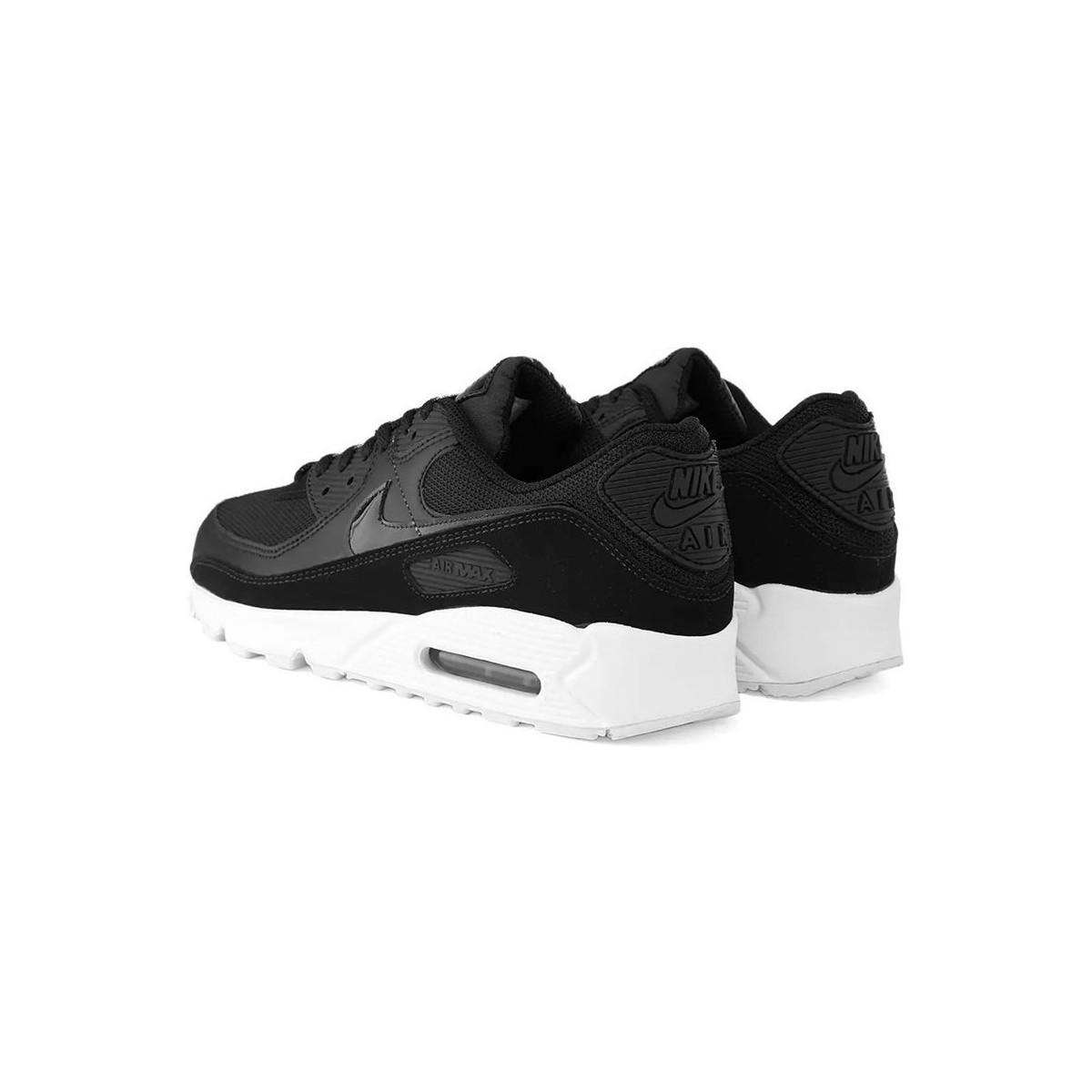 Nike Leather Air Max 90 - Shoes in Black/White (Black) - Lyst