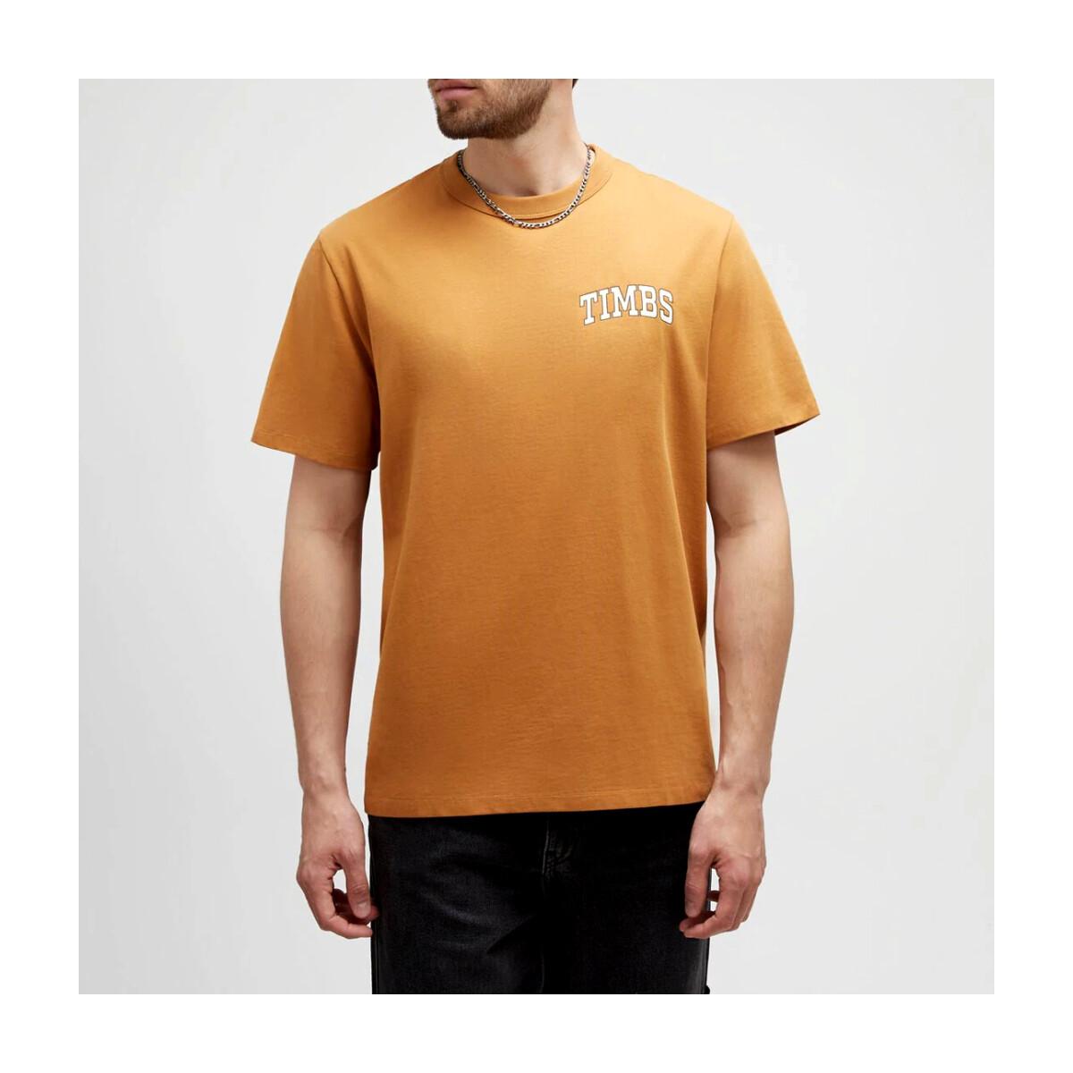 T-shirt Hanes Orange Motif Chien, Taille L Homme, Neuf Avec étiquette