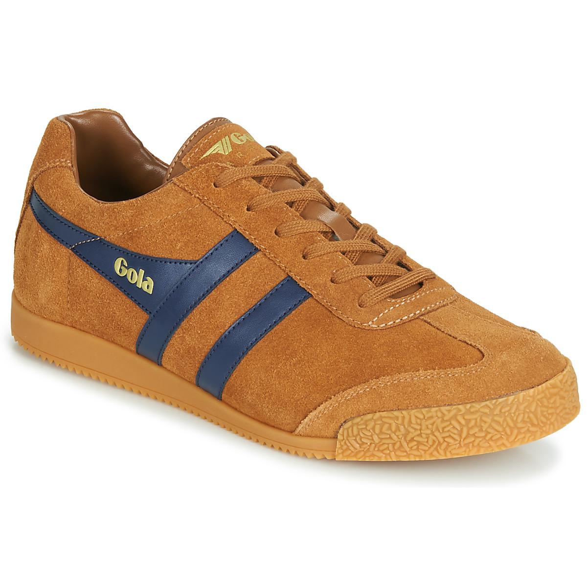 Gola Leather Harrier Men�s Shoes (trainers) In Brown for
