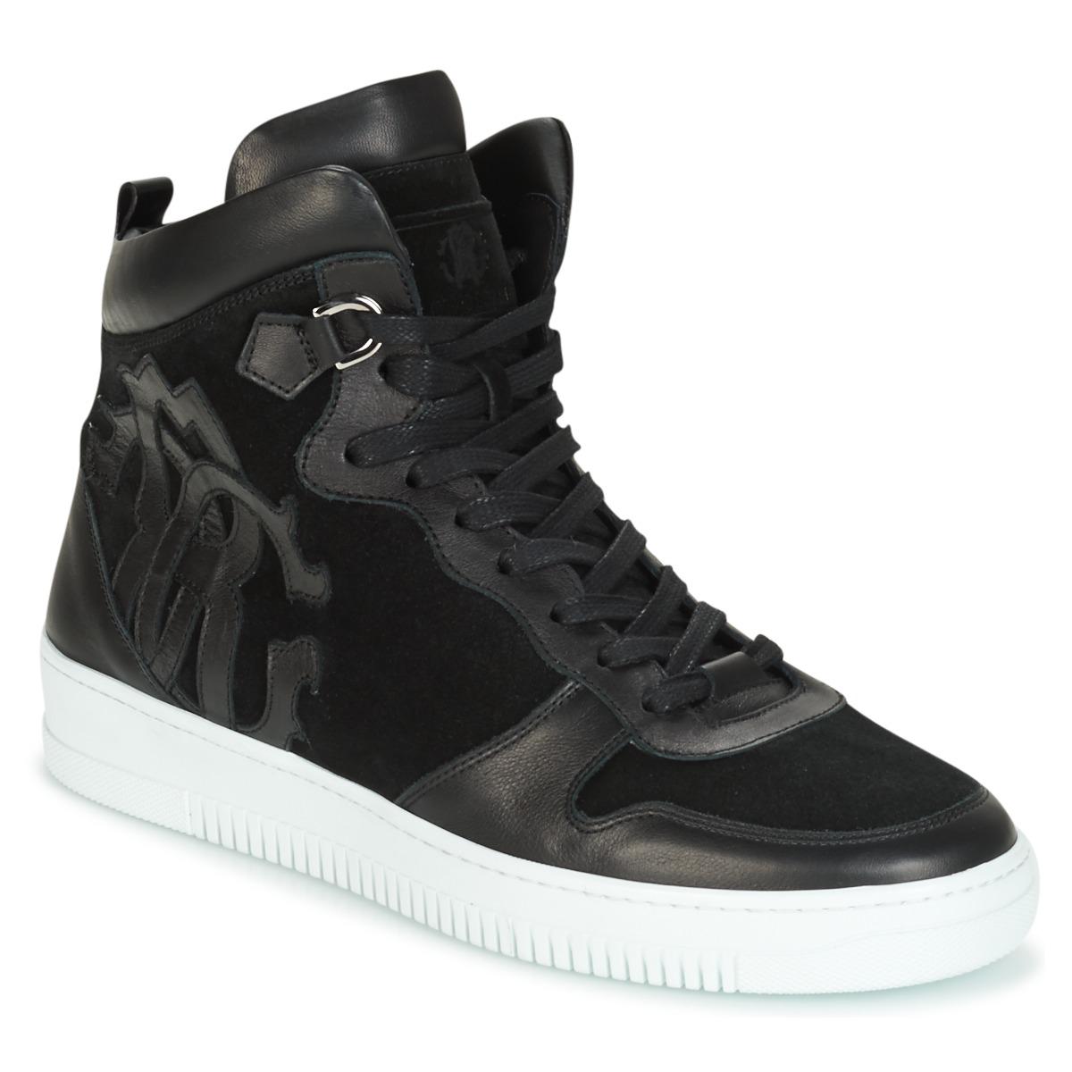 Roberto Cavalli Gero Shoes (hightop Trainers) in Black