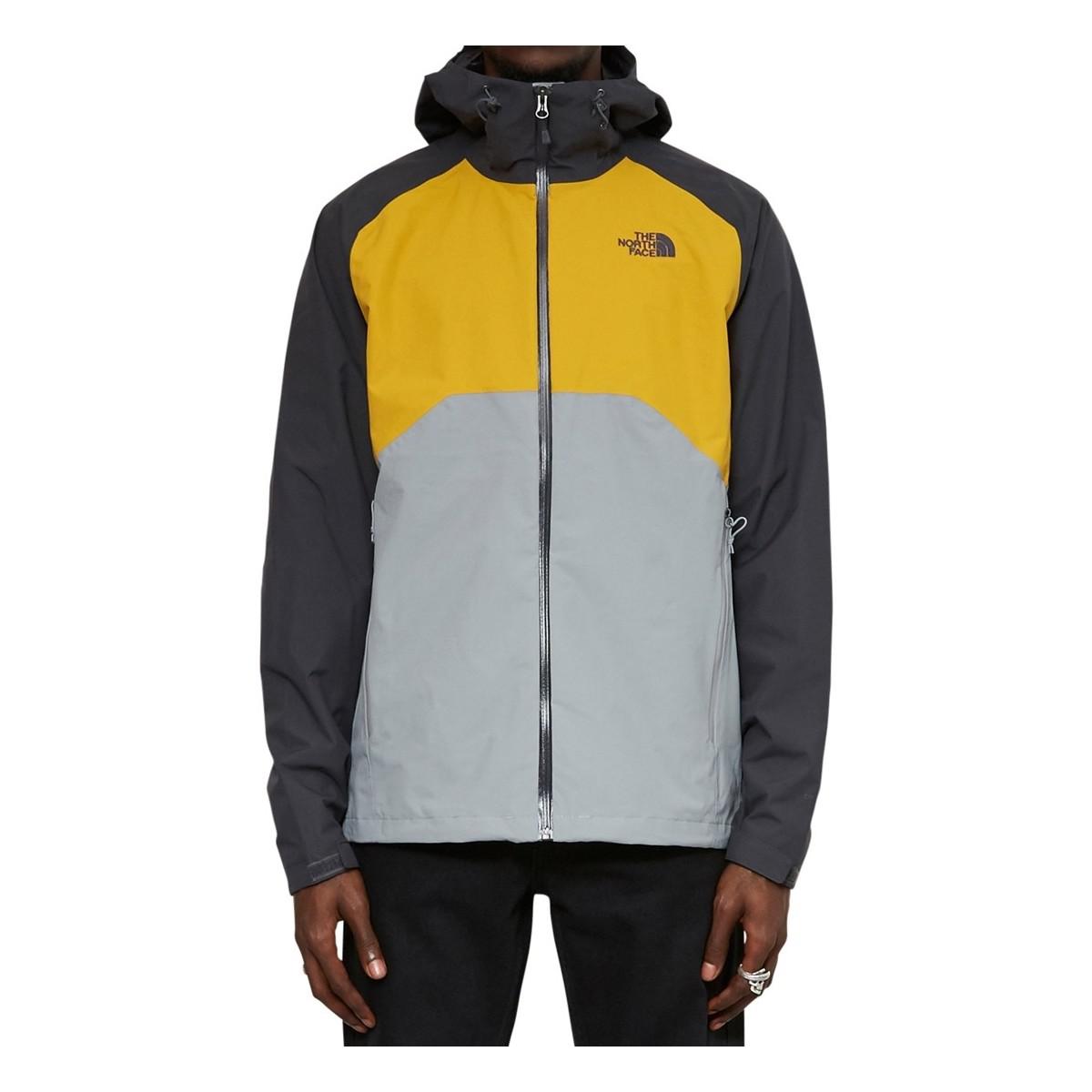 The North Face Stratos Jacket Yellow Men's Jackets In Yellow for Men - Lyst