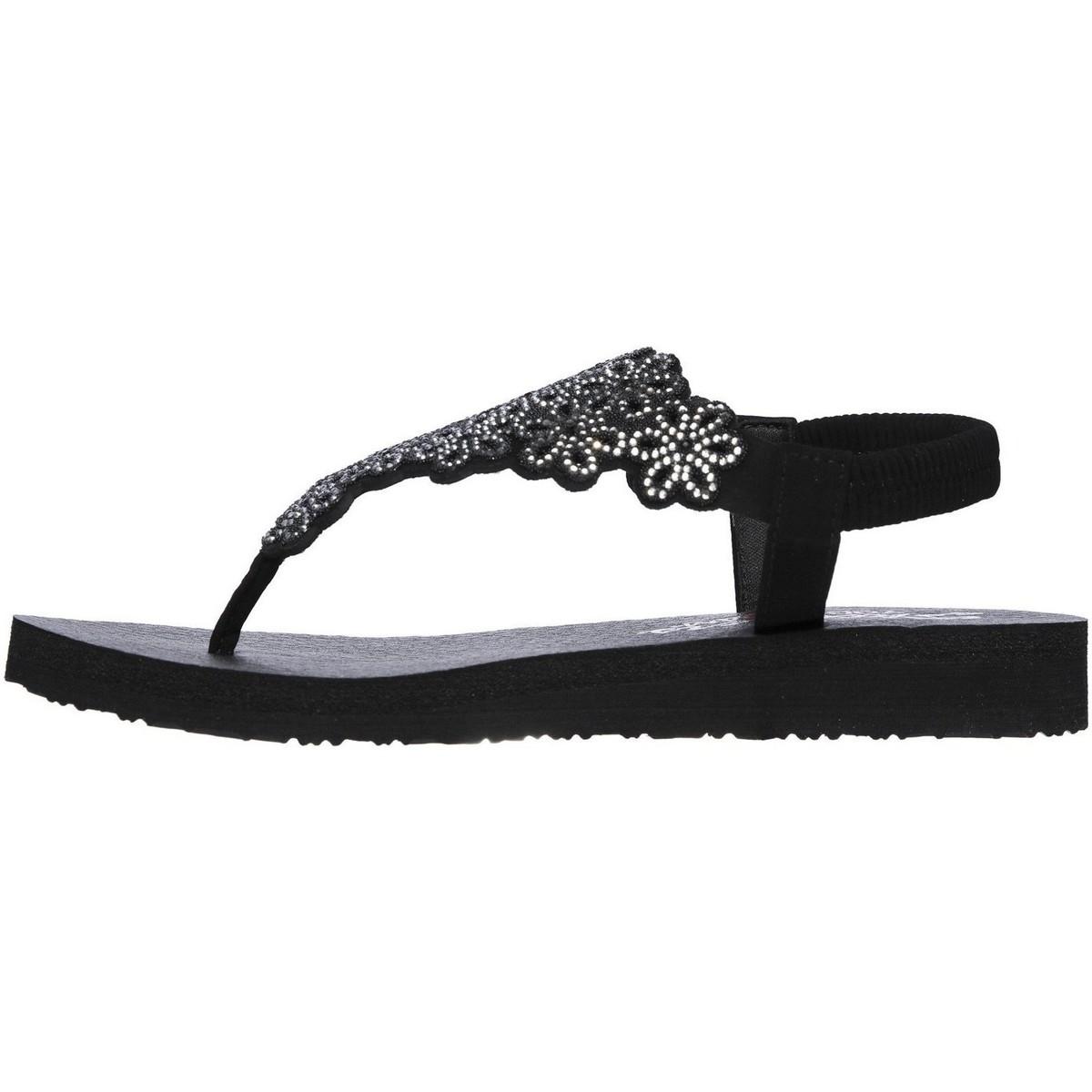 black skechers slippers