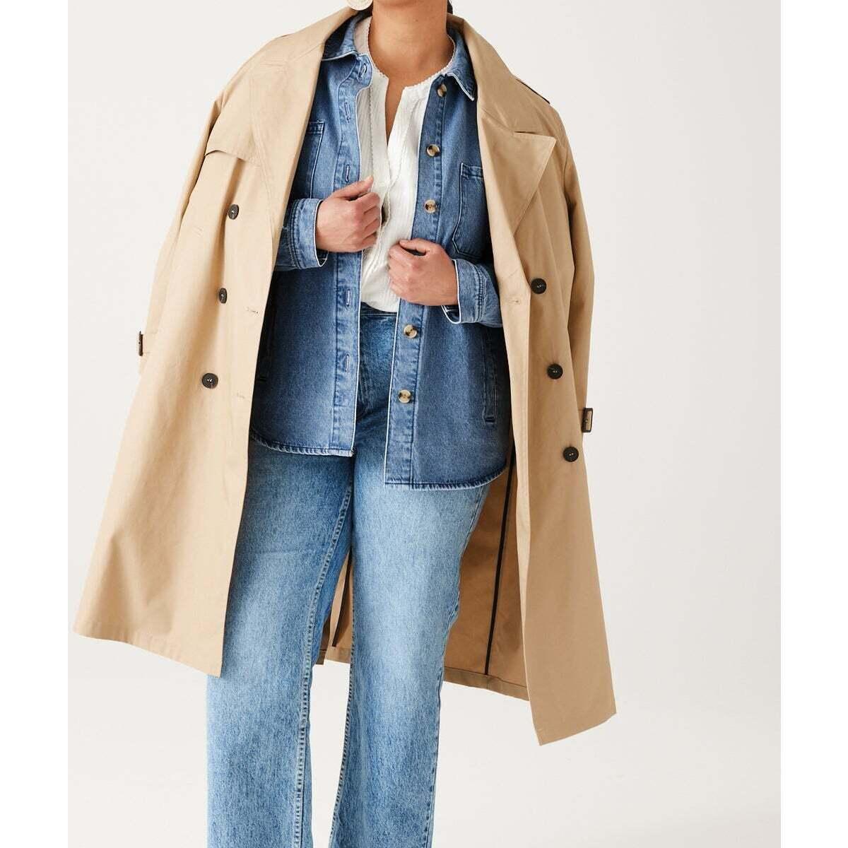 Veste Veste surchemise en jean ALMA Promod en coloris Bleu Lyst