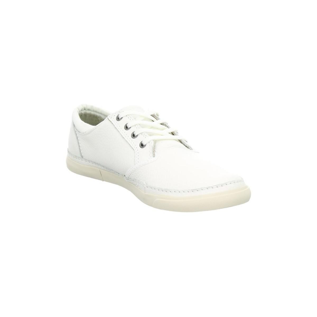 clarks torbay craft white sneakers