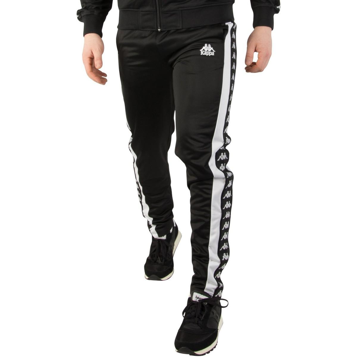 kappa joggers mens black