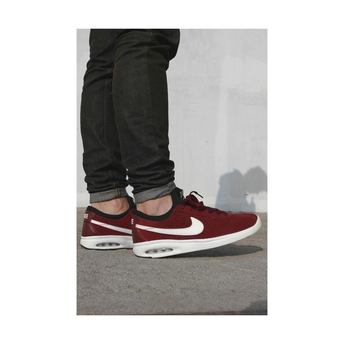 nike sb air max bruin vapor red