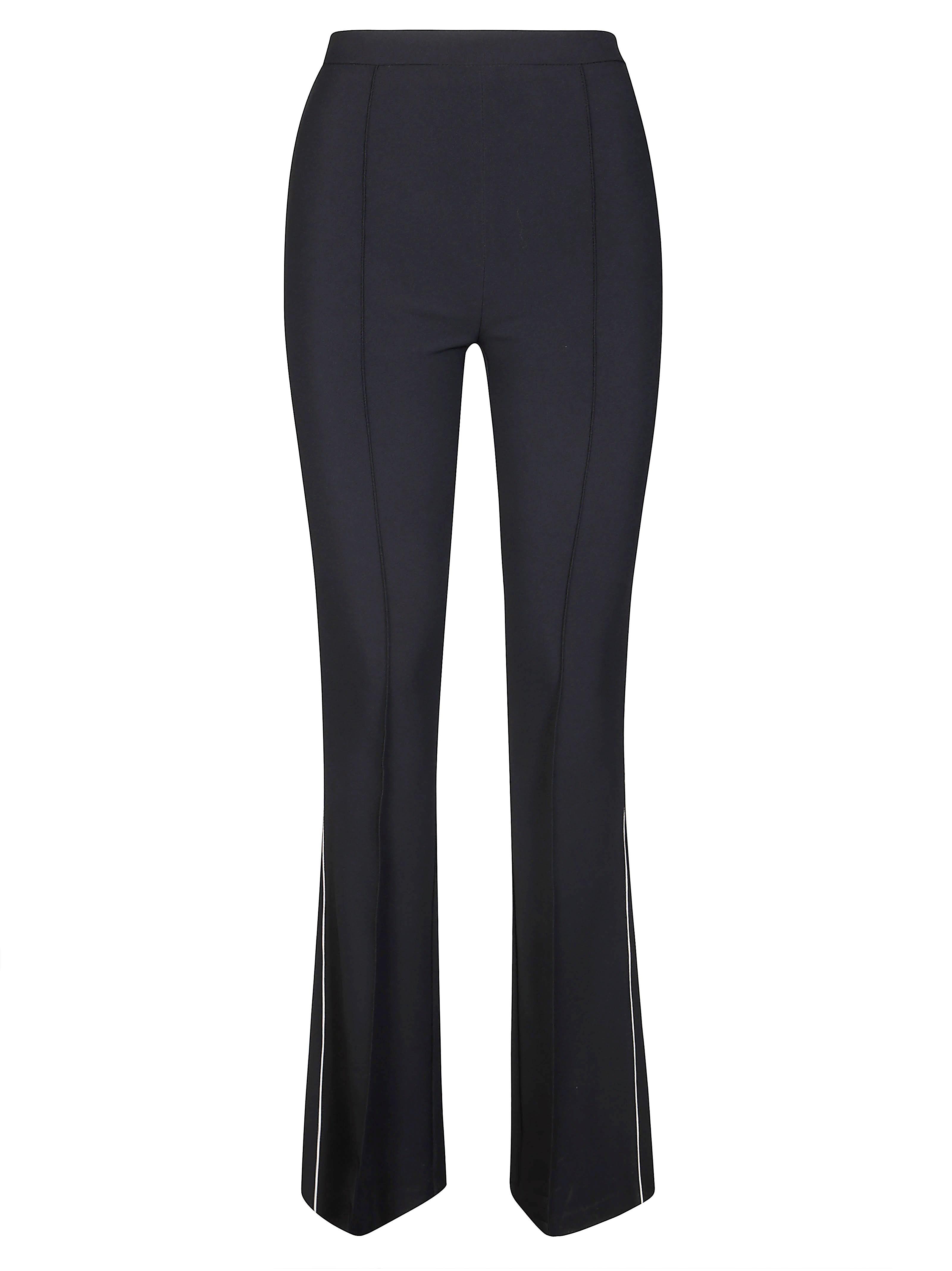 パンツ ELISABETTA FRANCHI Women Straight Pants PA03646E2 BLACK PA03646E2 Elisabetta Franchi Straight crepe trousers with zip