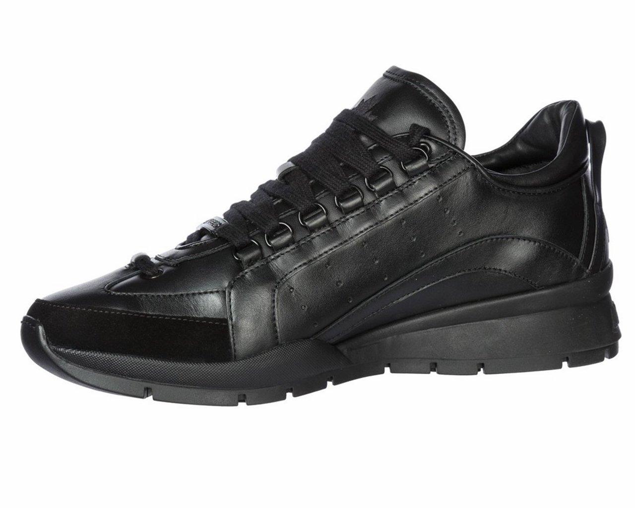 all black dsquared trainers