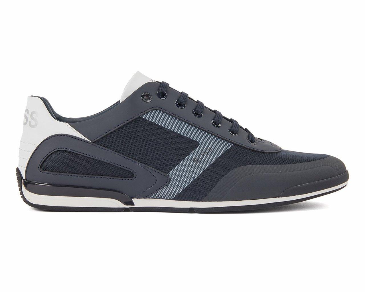 BOSS by Hugo Boss Saturn Lowp Trainers Blue for Men - Lyst