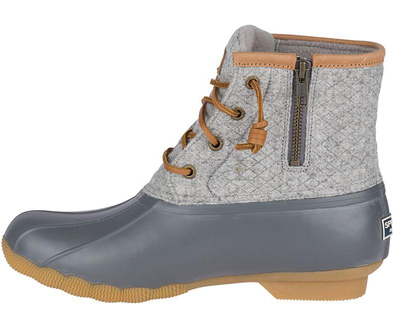 womens grey sperry boots