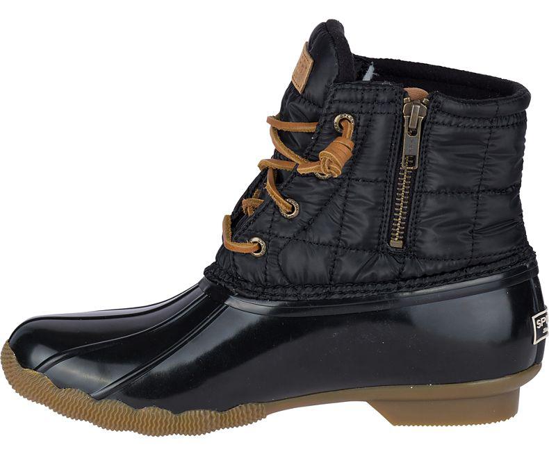 shiny duck boots