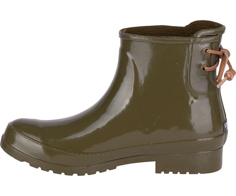 sperry walker turf rain boot olive
