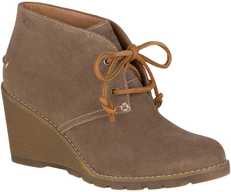 sperry suede ankle boots
