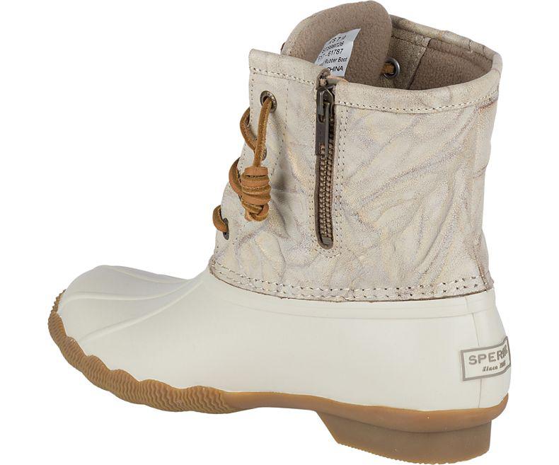 white duck boots sperry