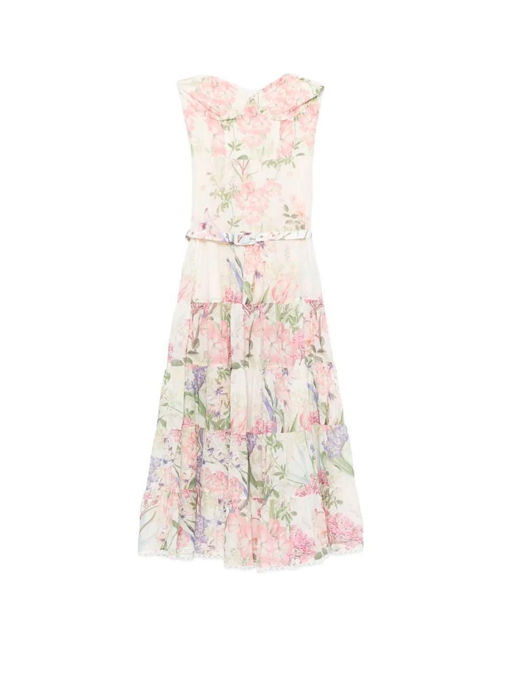 Charo Ruiz Long Dress 'Danny' in White | Lyst