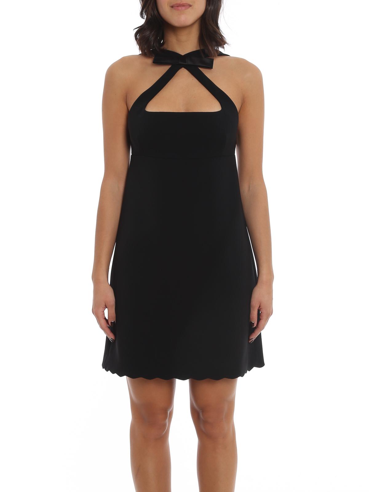 miu miu black mini dress