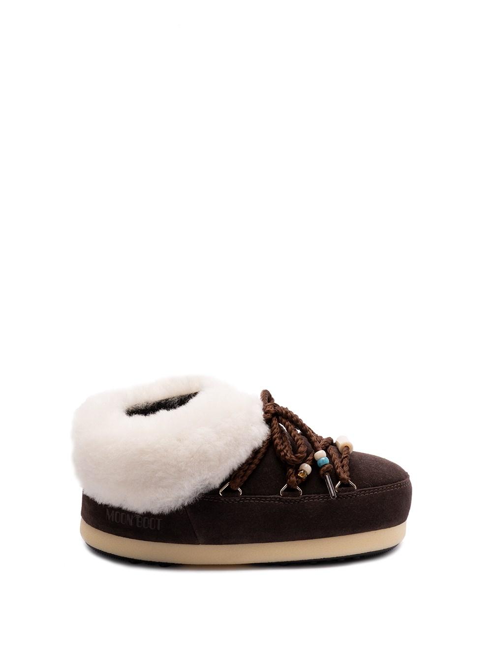 サンダル・ミュール MOON BOOT BEADS MULES MOONBOOT MULE FAUX FUR BEADS CREAM – Paul warmer
