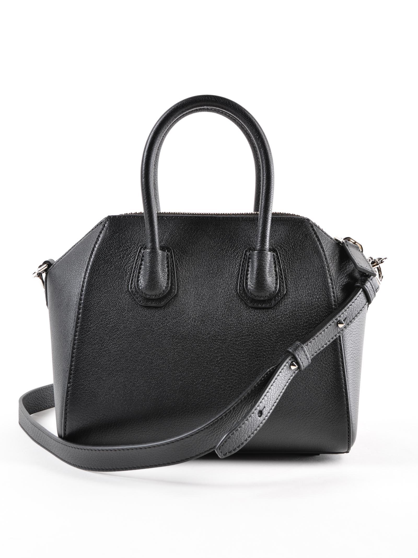 Givenchy Black Croc Mini Antigona Bag | Literacy Basics