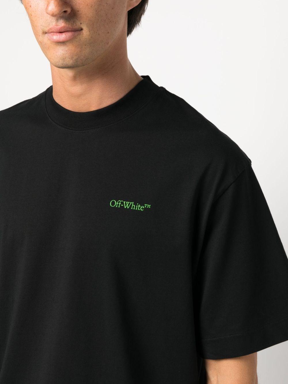 Off-White c/o Virgil Abloh Brush Arr Over Skate T-shirt in Black for Men