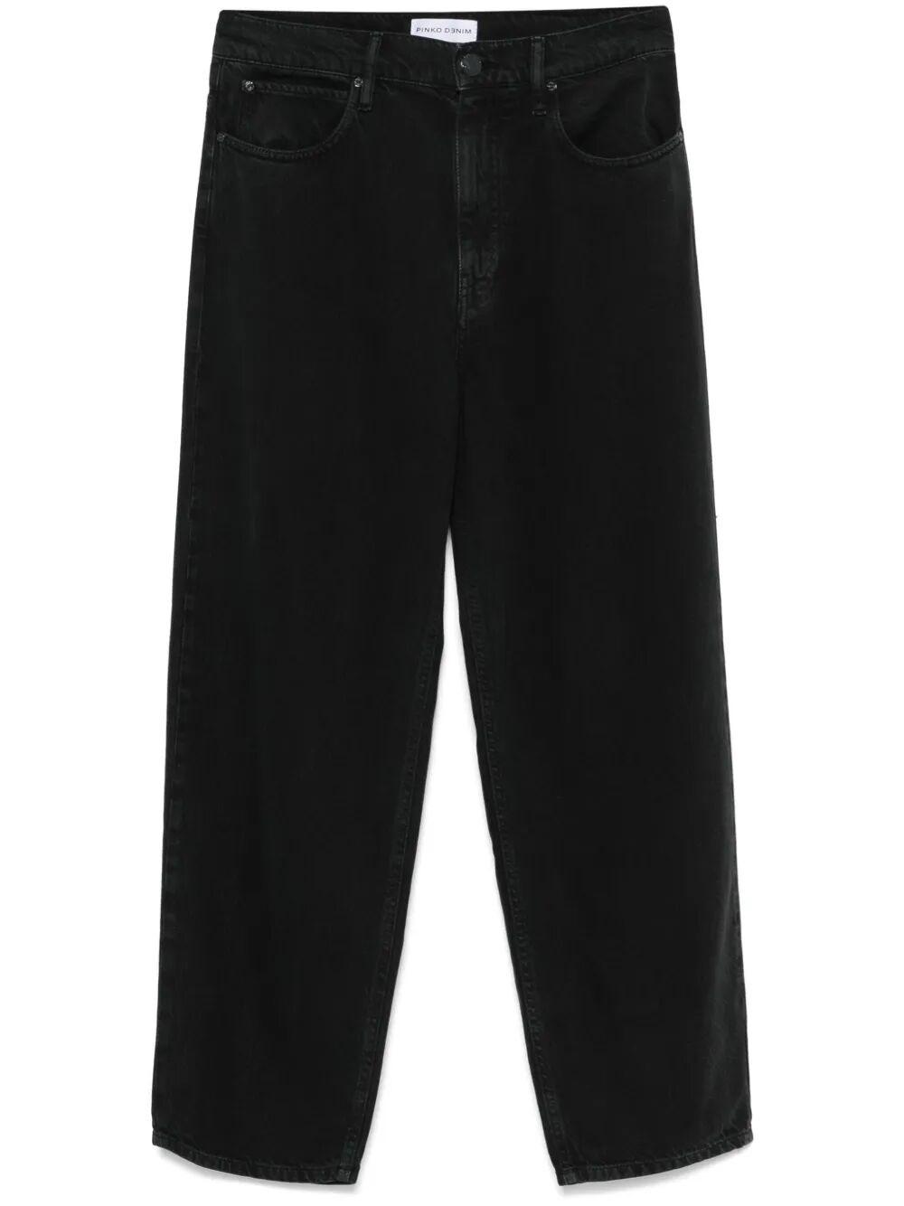 デニム・ジーパン PINKO 'Estelle egg bull slegato' jeans Black Pinko 