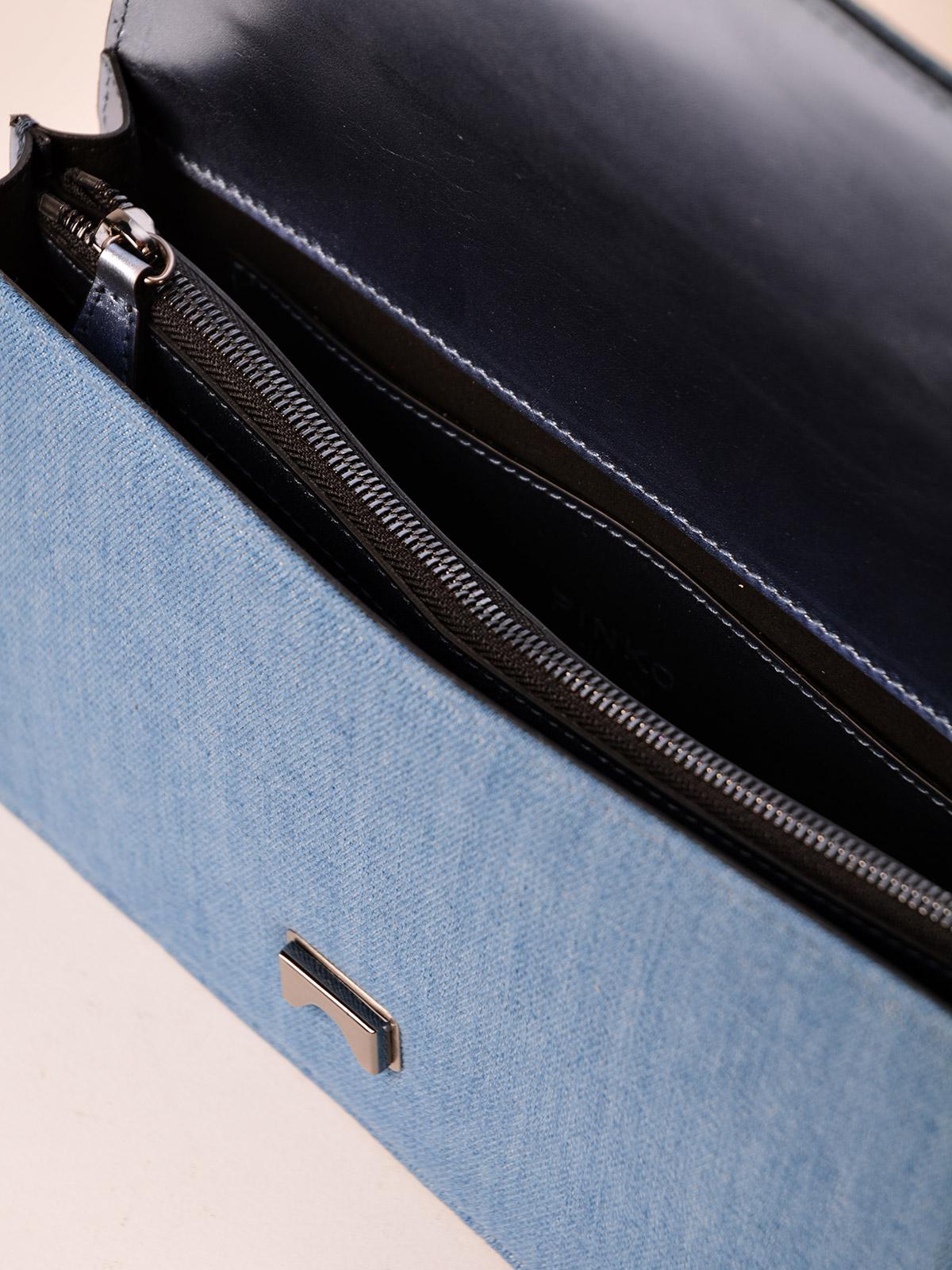pinko denim bag