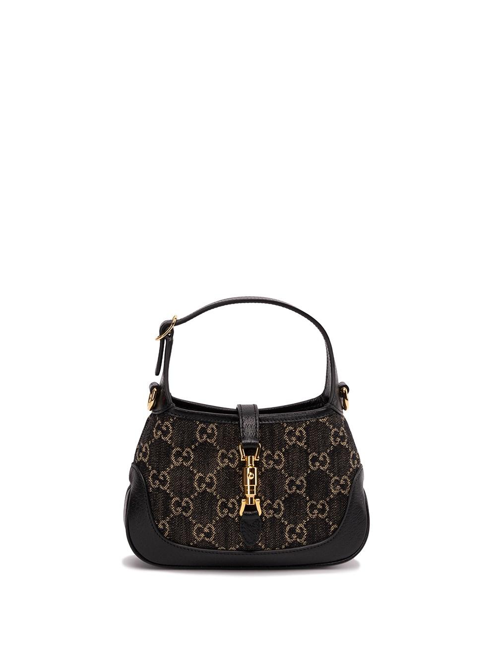 Gucci `jackie` Shoulder Bag in Black | Lyst