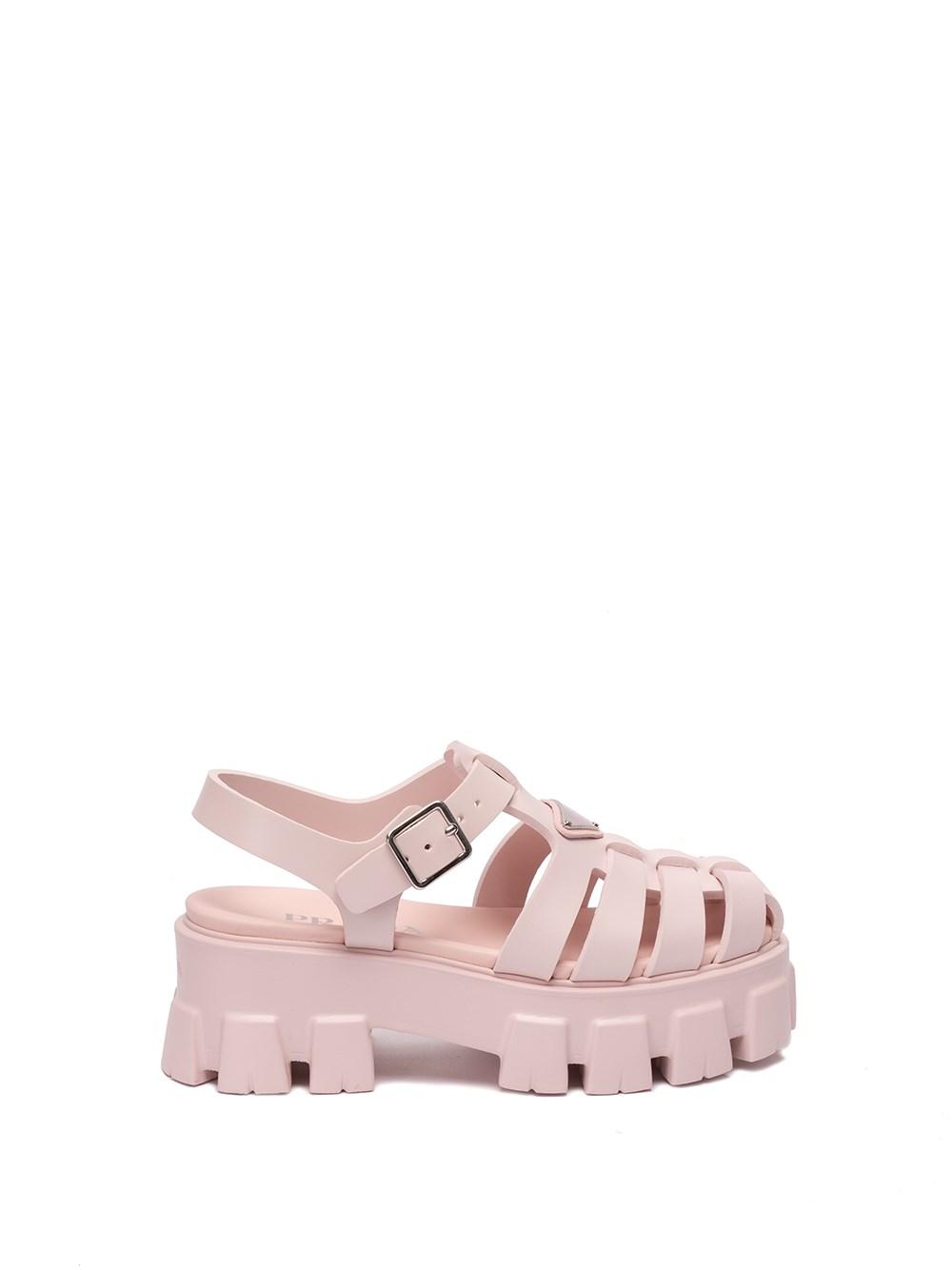 Prada rubber sandals cheap