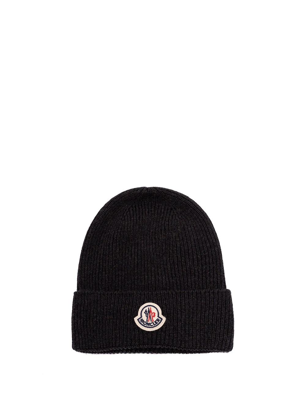 moncler grey beanie mens