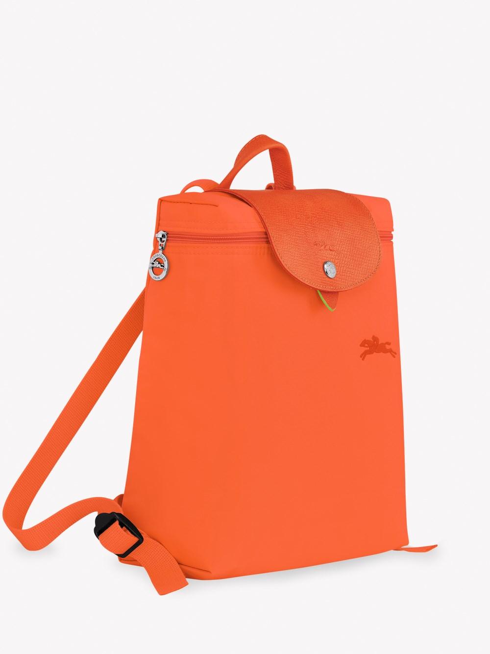  Longchamp Le Pliage Club Large Travel Tote Bag, Orange