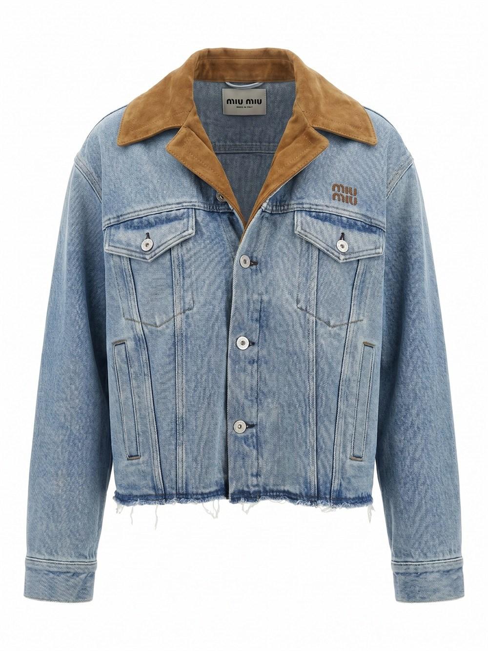 ト*ト様 miumiu denim jacket archive Miu Miu Jean and denim jackets for Women | Online Sale up to 42