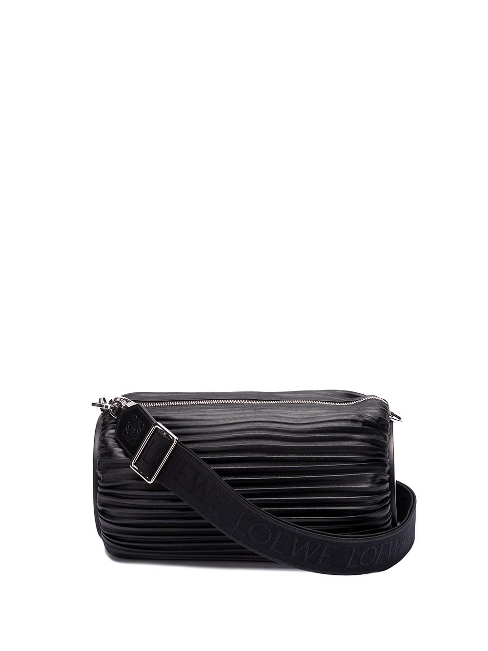 Loewe - Bracelet Large Pleated Leather Shoulder Bag - Brown - One Size - Net A Porter