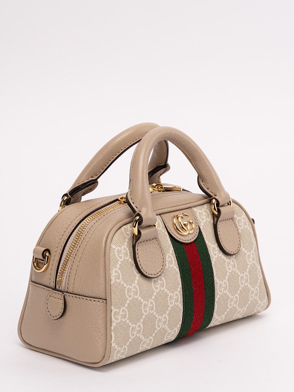 Gucci Ophidia GG Monogram Top Handle Bag Tote New Authentic Handbag Purse ❤️