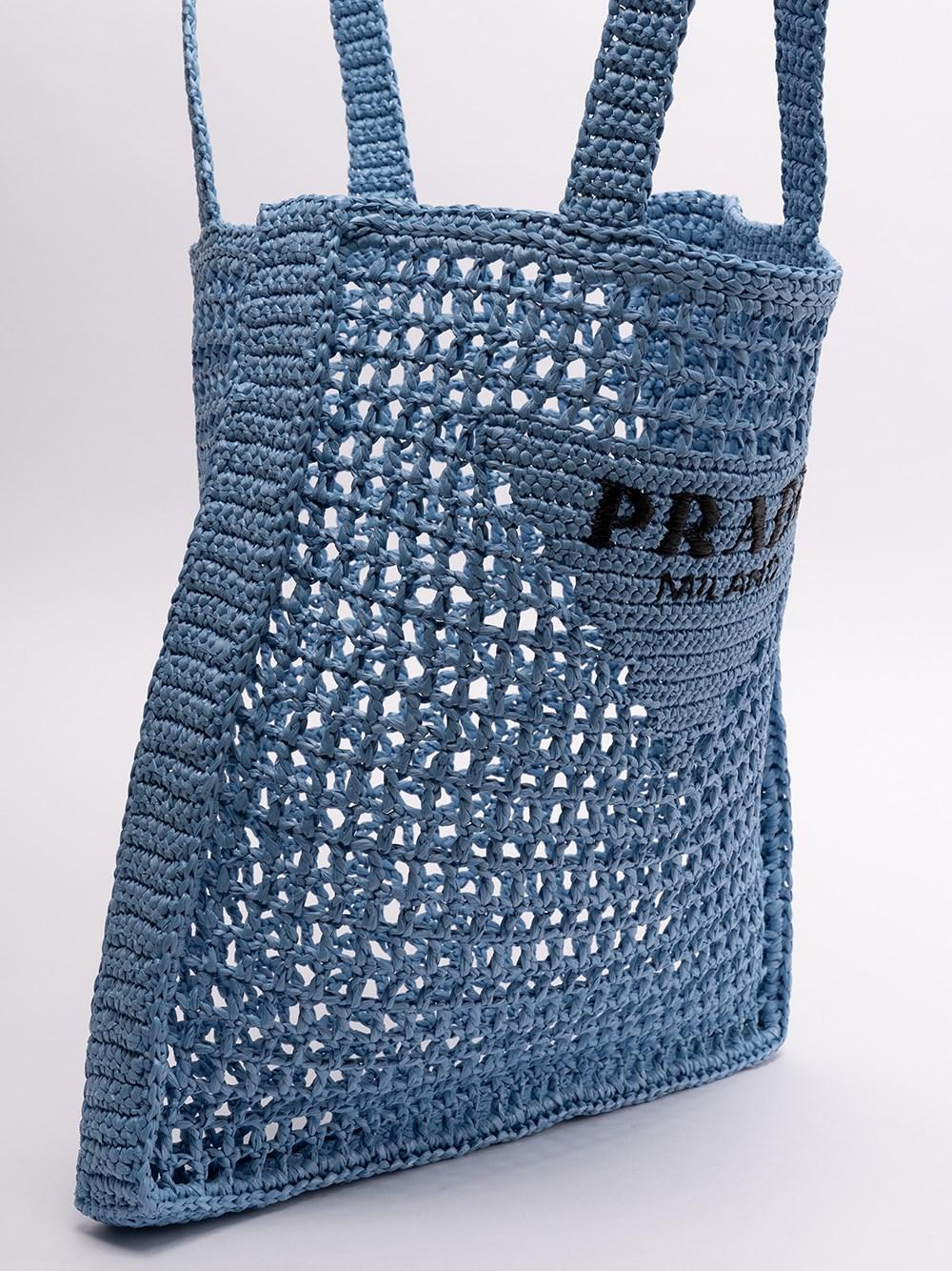 Borsa rafia deals prada