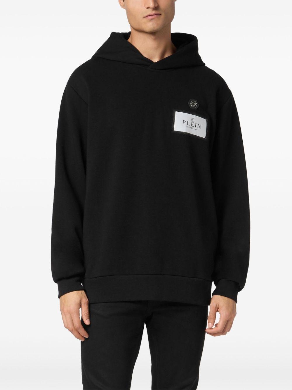 パーカー・フーディ Philipp Plein Relaxed Fit Black Long Sleeve Hoodie s-l400.jpg