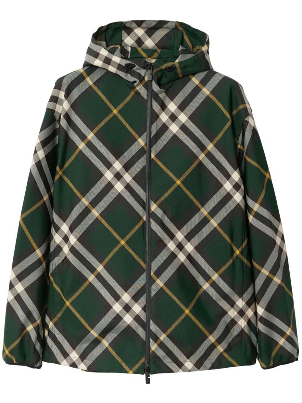Burberry Full Zip Hoodie in Green for Men Lyst UK