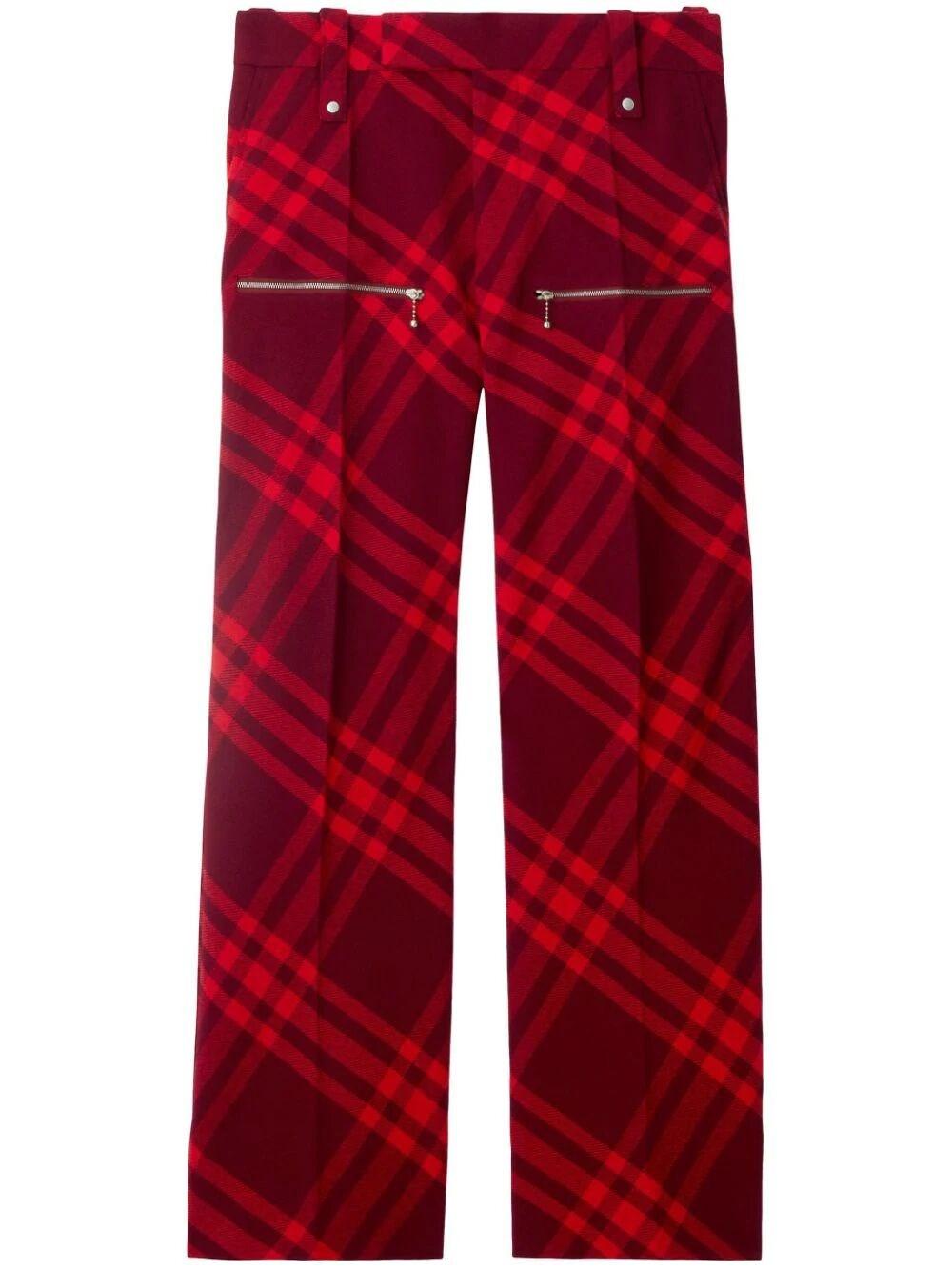 Burberry pants red sale