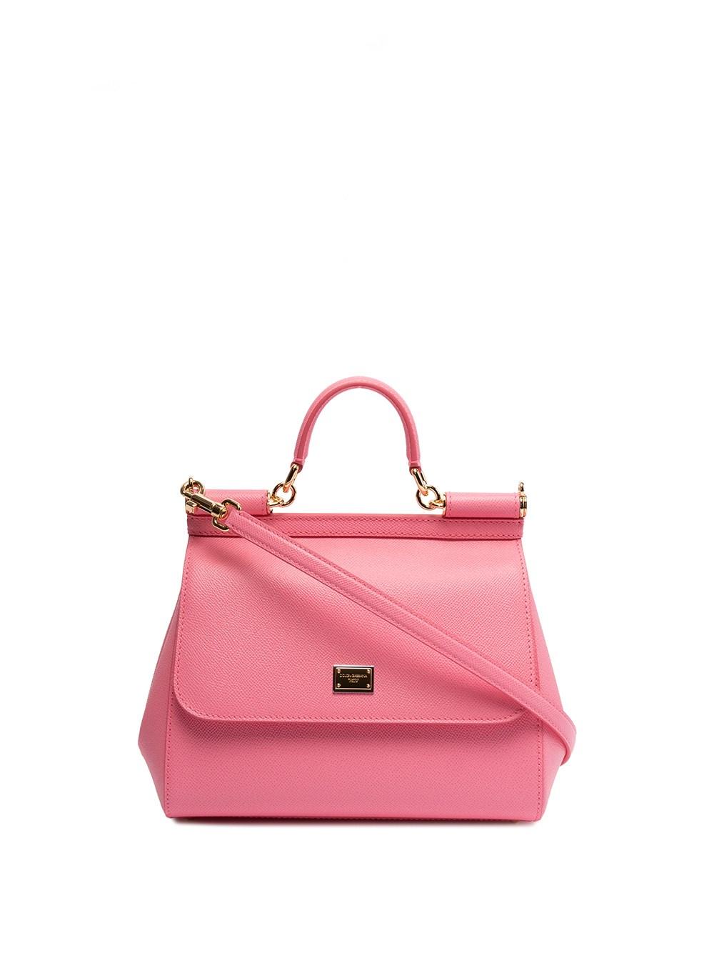 Dolce & Gabbana Medium `sicily` Bag in Pink | Lyst