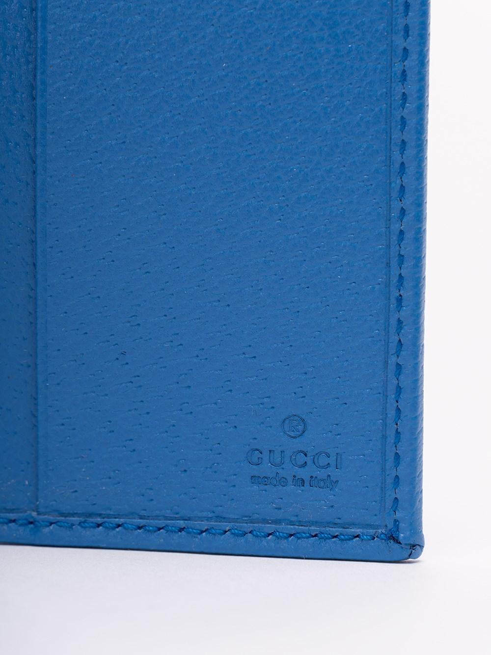 Gucci `vintage Gg` Wallet in Blue for Men | Lyst