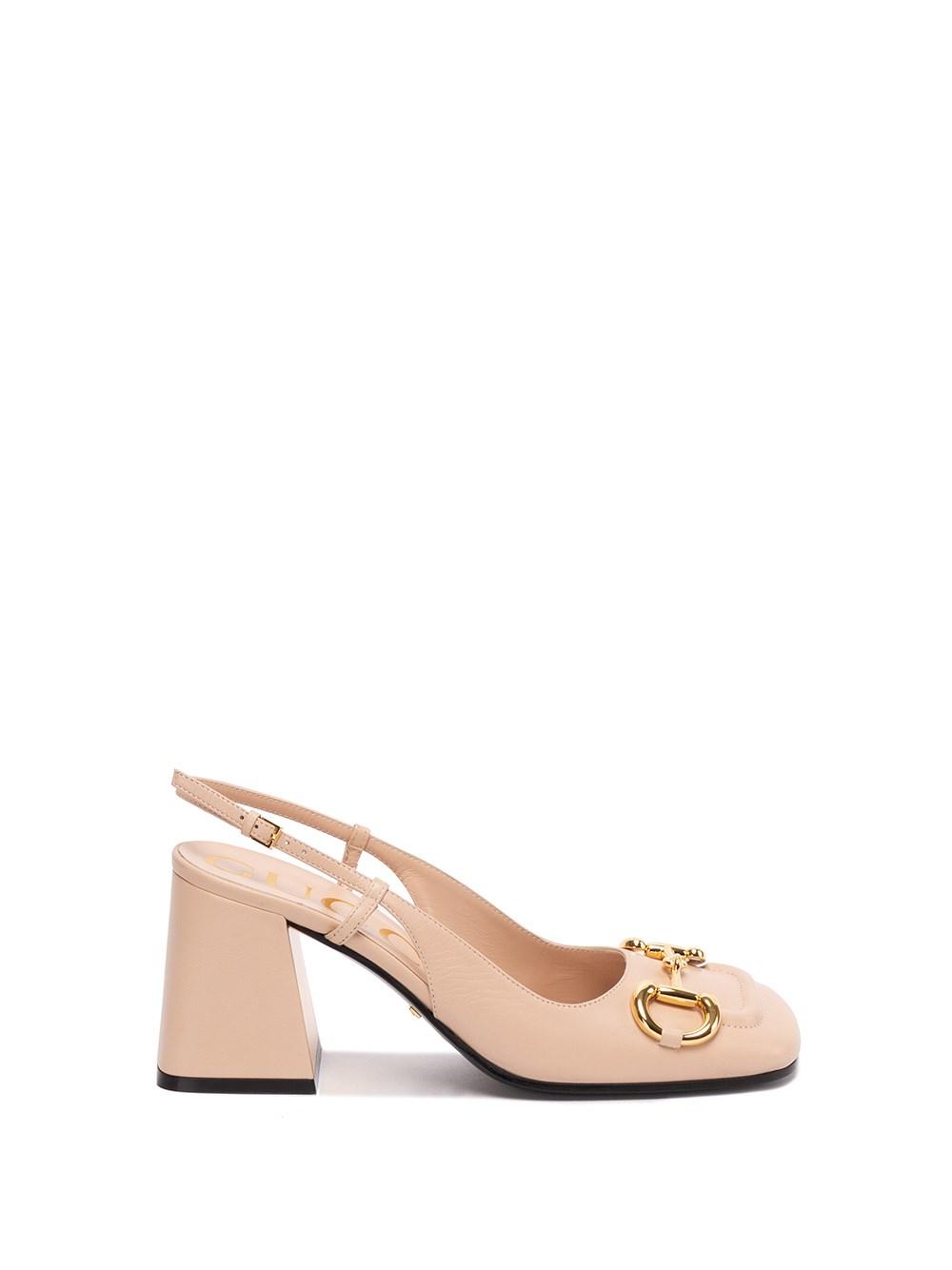 Gucci Midheel Slingbacks With `horsebit` in Pink Lyst