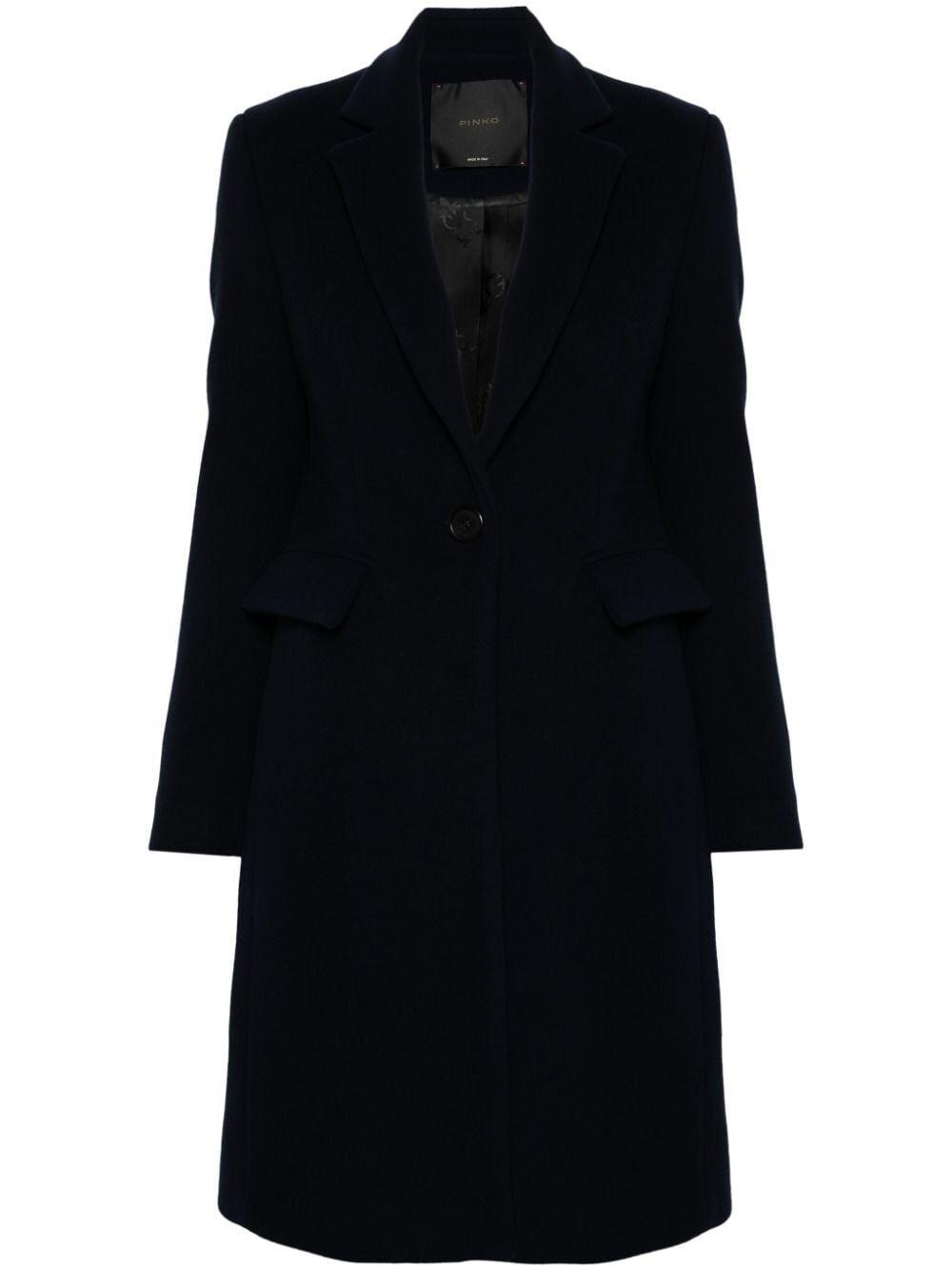 コート PINKO 104931A213Z07 Coats PINKO LONG DOUBLE-BREASTED COAT WITH MATCHING BELT | REVERSIBLE