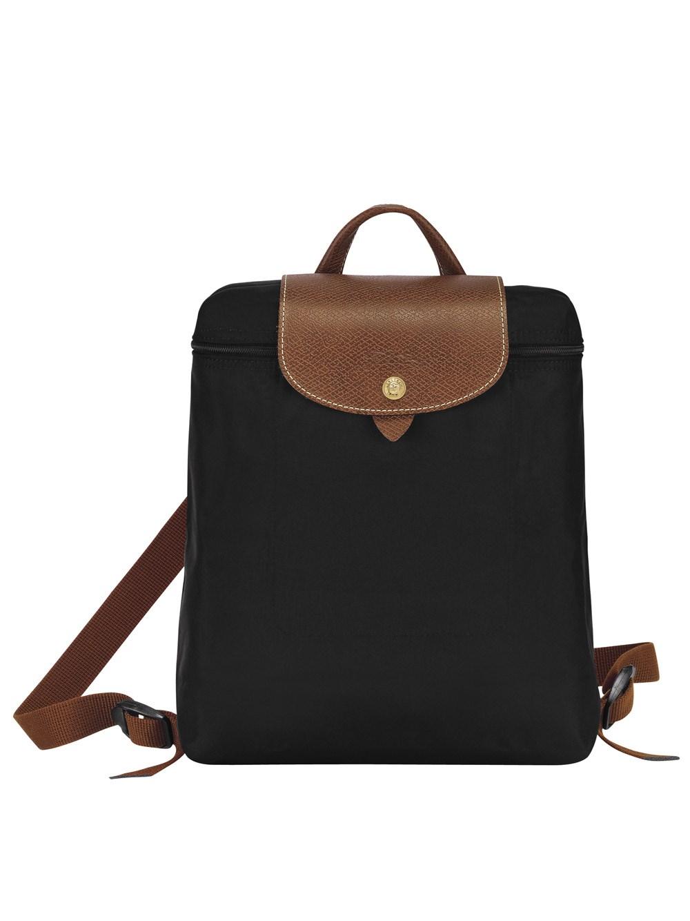 Longchamp `le Pliage Original` Unisex Backpack in Black | Lyst