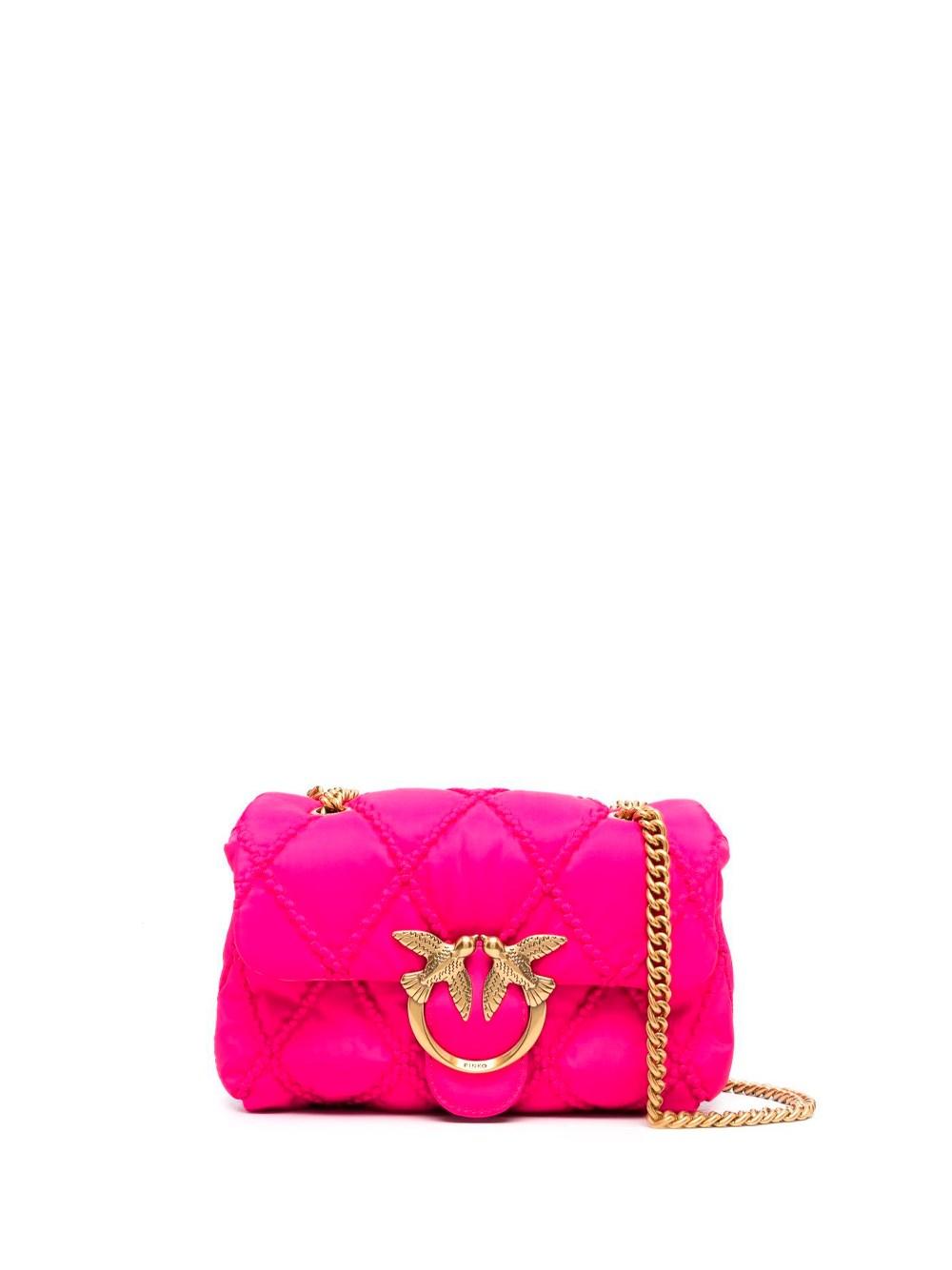 Pinko Mini Puff Crossbody Bag in Pink | Lyst